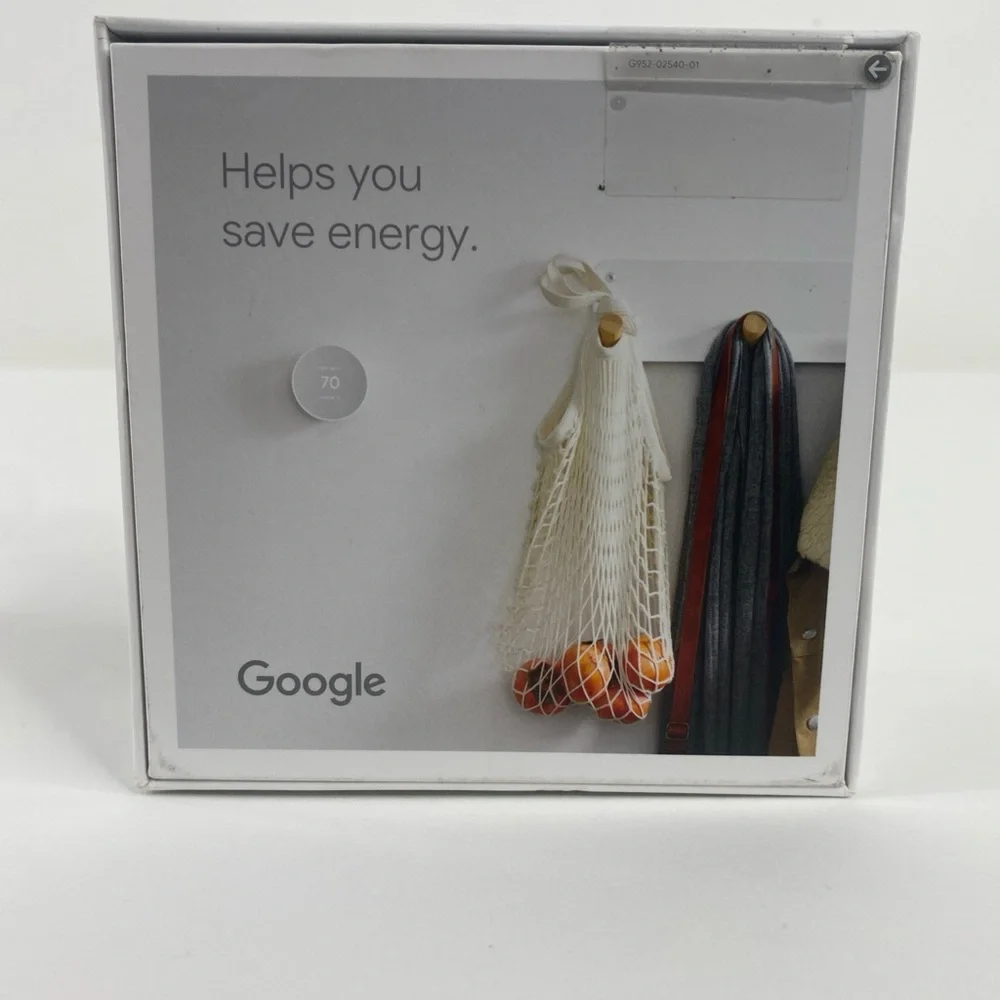 Google Nest Programmable Smart Wi-Fi Thermostat for Home - Snow G4CVZ GA01334-US